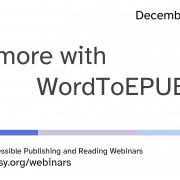 Do more with WordToEPUB opening slide