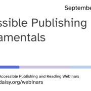 Accessible Publishing Fundamentals title slide