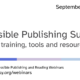 Title slide for the Accessible Publishing Support webinar